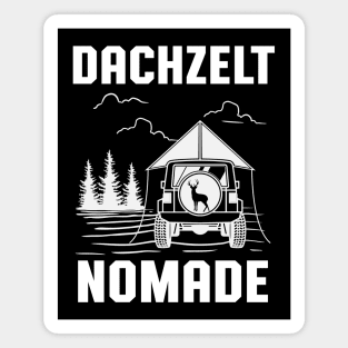 Dachzelt Nomade Camper Camping Zelten Outdoor Magnet